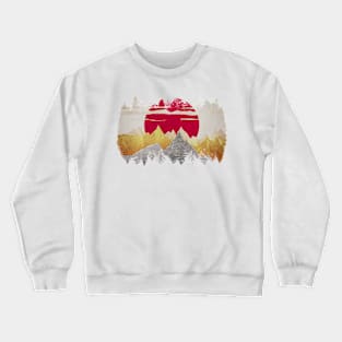 Red Sun and Golden Mountains Crewneck Sweatshirt